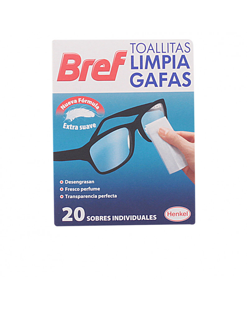 BREF lingettes nettoyantes pour lunettes 20 unités