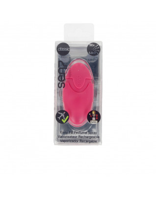 Atomiseur de parfum rechargeable CLASSIC rose vif 90 sprays 5.8