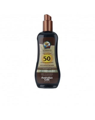 Gel en spray SUNSCREEN SPF50 avec poudre bronzante instantanée 237 ml