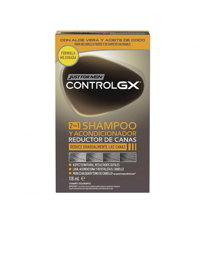 CONTROL GX shampooing réducteur de gris avec revitalisant 118 ml