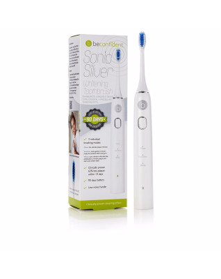 SONIC SILVER brosse à dents électrique blanchissante blanc/argent