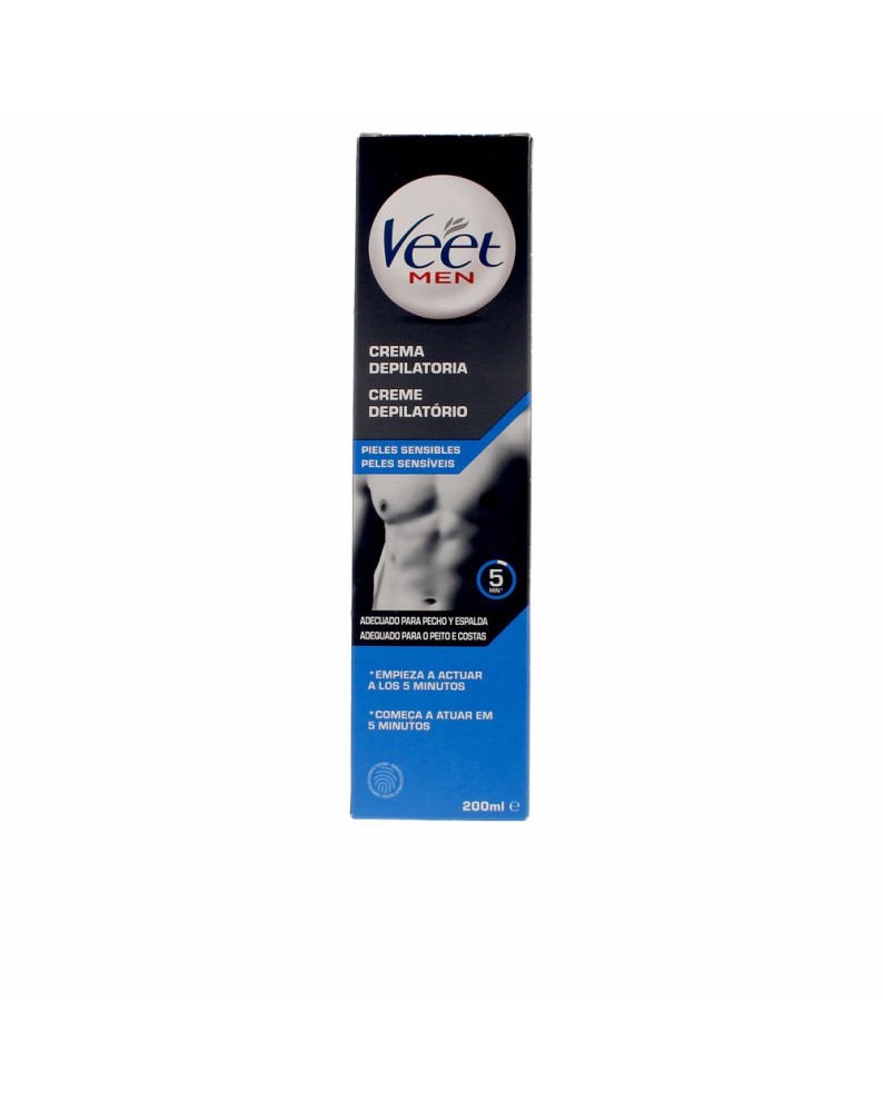 VEET MEN gel crème dépilatoire peaux sensibles 200 ml