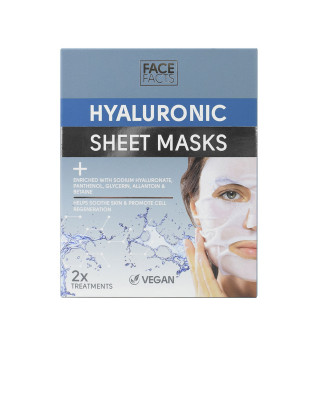 Masques en tissu HYALURONIQUE 2 x 20 ml