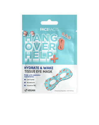HANGOVER HELP+ masque pour les yeux en tissu 8 ml