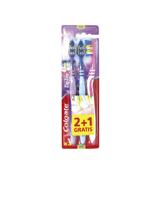 ZIG ZAG brosse à dents moyenne 3 u
