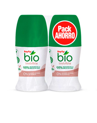 BIO NATURAL 0% INVISIBLE DEO ROLL-ON LOTE 2 x 50 ml